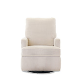 Madison Bouclé Swivel Glider Nursing Chair – 360° Swivel | Reclining Nursery Chair Leggett & Platt
