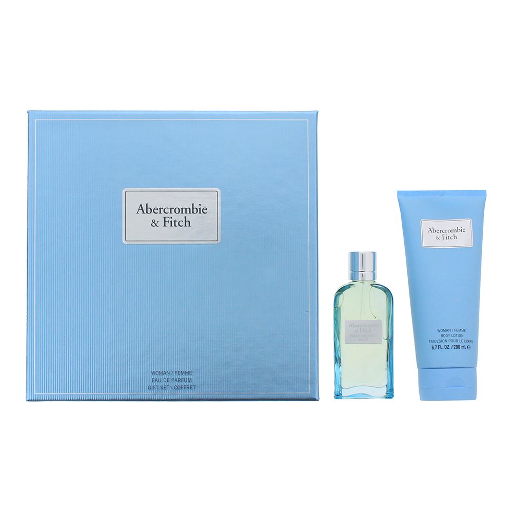 Abercrombie & Fitch First Instinct Blue for Her Gift Set 50ml EDP + 200ml Body Lotion