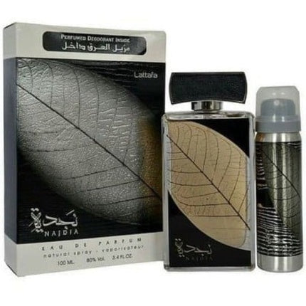 Lattafa Perfumes Najdia Gift Set 100ml EDP + 50ml Deodorant Spray