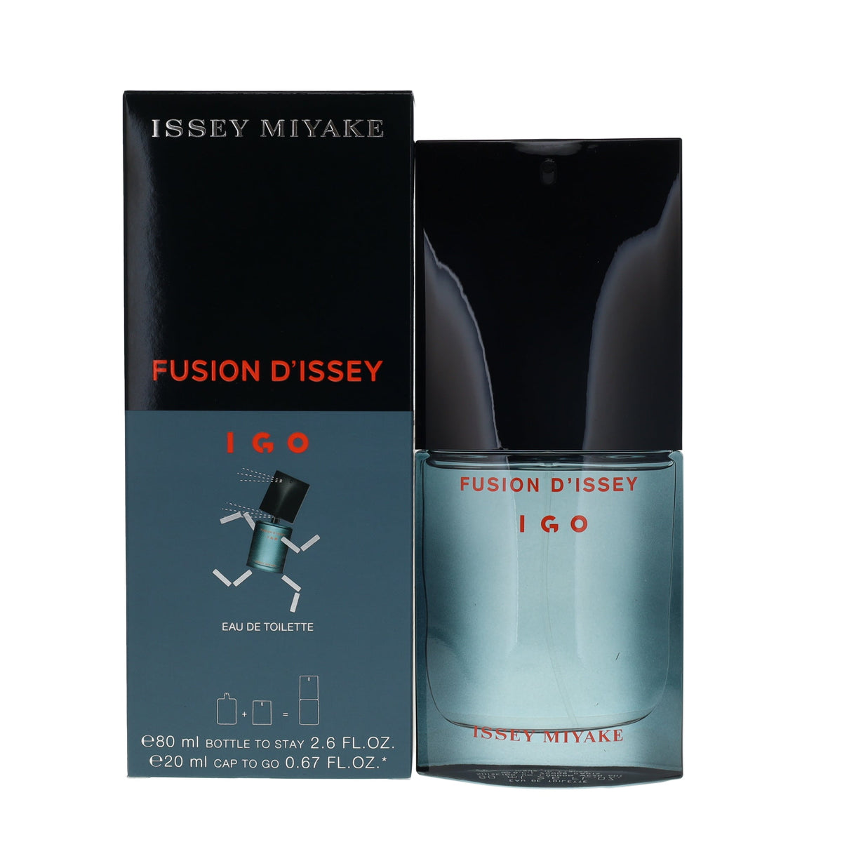 Issey Miyake Fusion d'Issey IGO Eau de Toilette 80ml Spray + 20ml Cap To Go