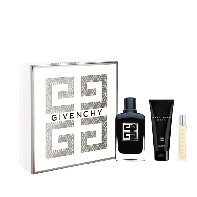 Givenchy Gentleman Society Gift Set 100ml EDP + 12.5ml EDP + 75ml Shower Gel