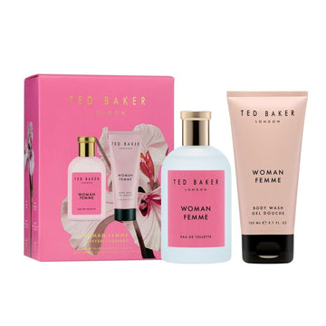 Ted Baker Original Woman Gift Set 100ml EDT + 15ml EDT + 150ml Body Wash