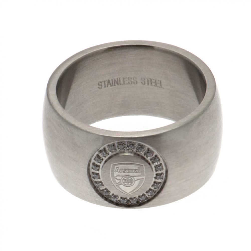 Arsenal FC Stone Set Ring Medium - Rings