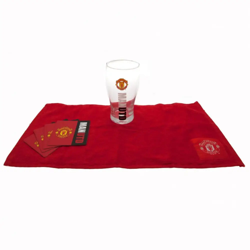 Manchester United FC Mini Bar Set - Glassware