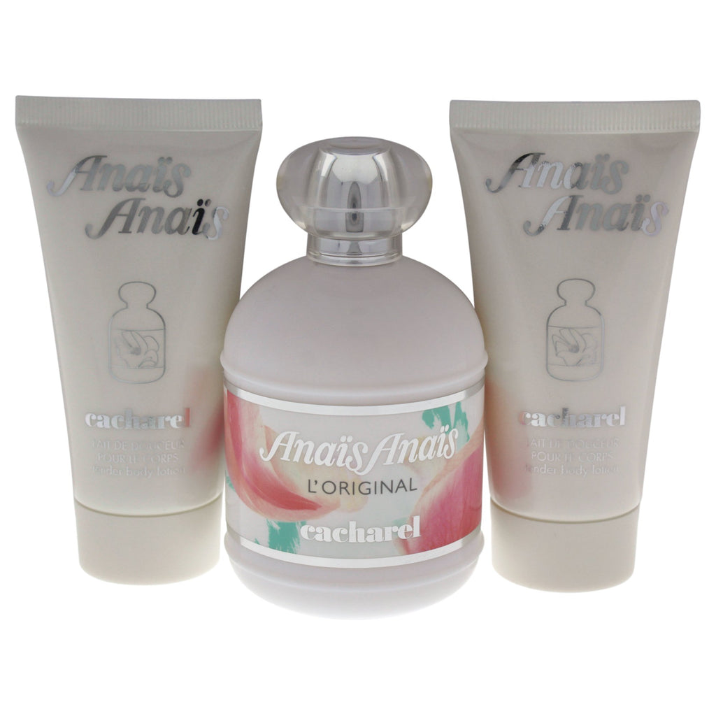 Cacharel Anaïs Anaïs L'Original Gift Set 100ml Eau de Toilette + 2 x 50ml Body Lotion