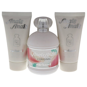 Cacharel Anaïs Anaïs L'Original Gift Set 100ml Eau de Toilette + 2 x 50ml Body Lotion