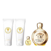 Versace Eros pour Femme Gift Set 100ml EDP + 5ml EDP + 100ml Body Lotion + 100ml Shower Gel
