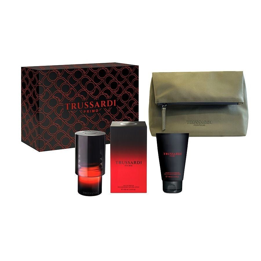 Trussardi Primo Gift Set 100ml Eau de Parfum  + 100ml Shower Gel + Pouch