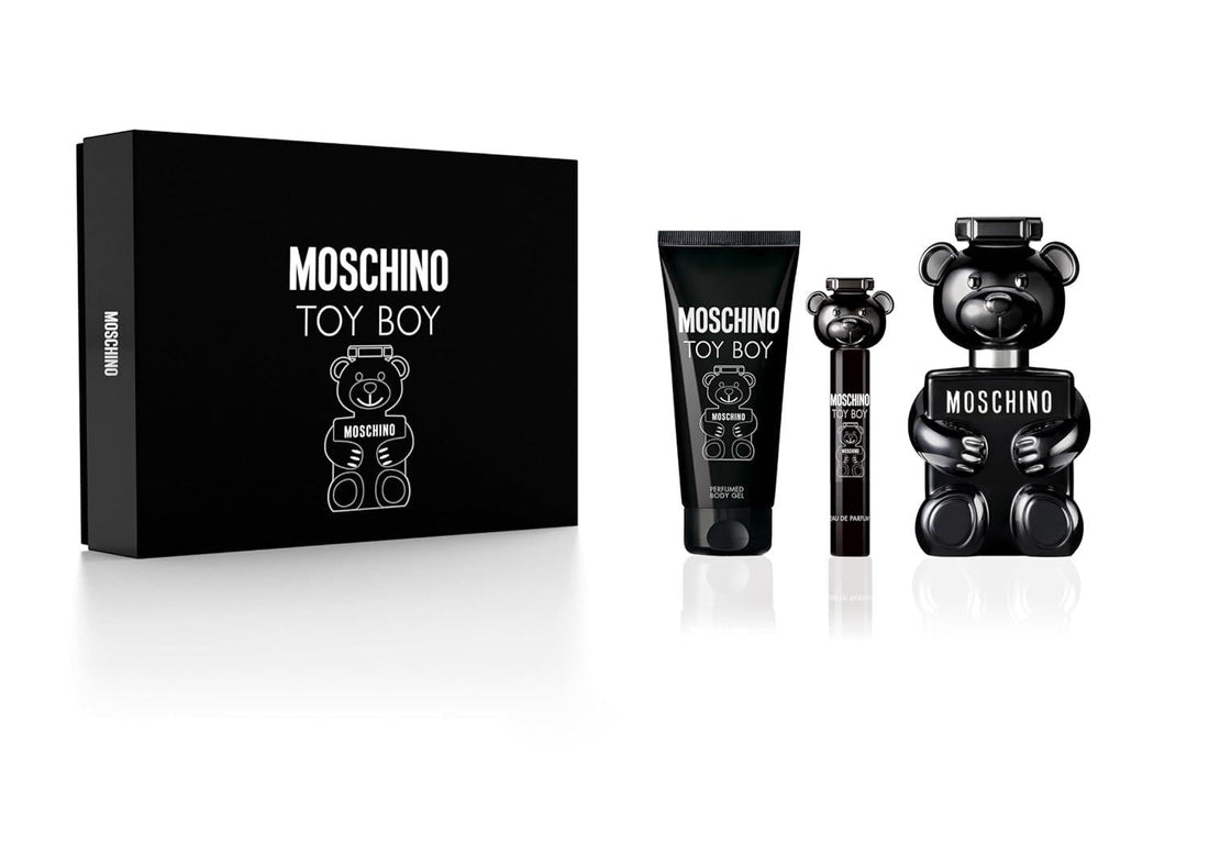 Moschino Toy Boy Gift Set 100ml Eau de Parfum + 100ml Bath & Shower Gel + 100ml After Shave Balm + 10ml Eau de Parfum