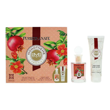 Monotheme Pomegranate Gift Set 100ml EDT + 100ml Body Lotion