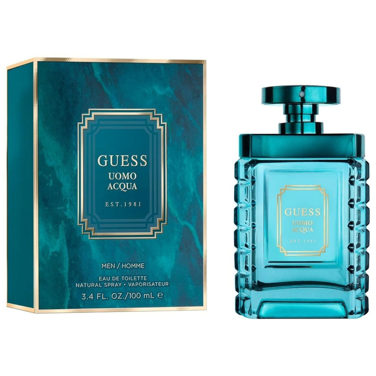 Guess Uomo Acqua Eau de Toilette 100ml Spray