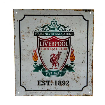 Liverpool FC Retro Logo Sign