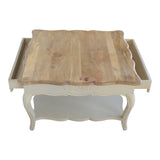 Amberly Carved Coffee Table | Hand-Carved