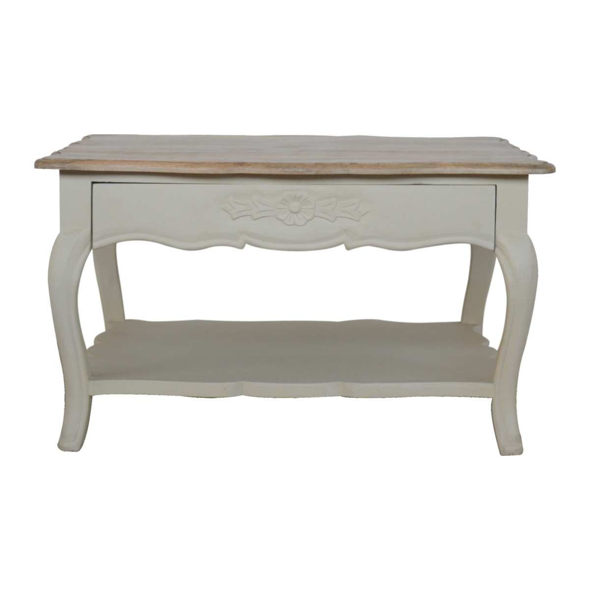 Amberly Carved Coffee Table | Hand-Carved