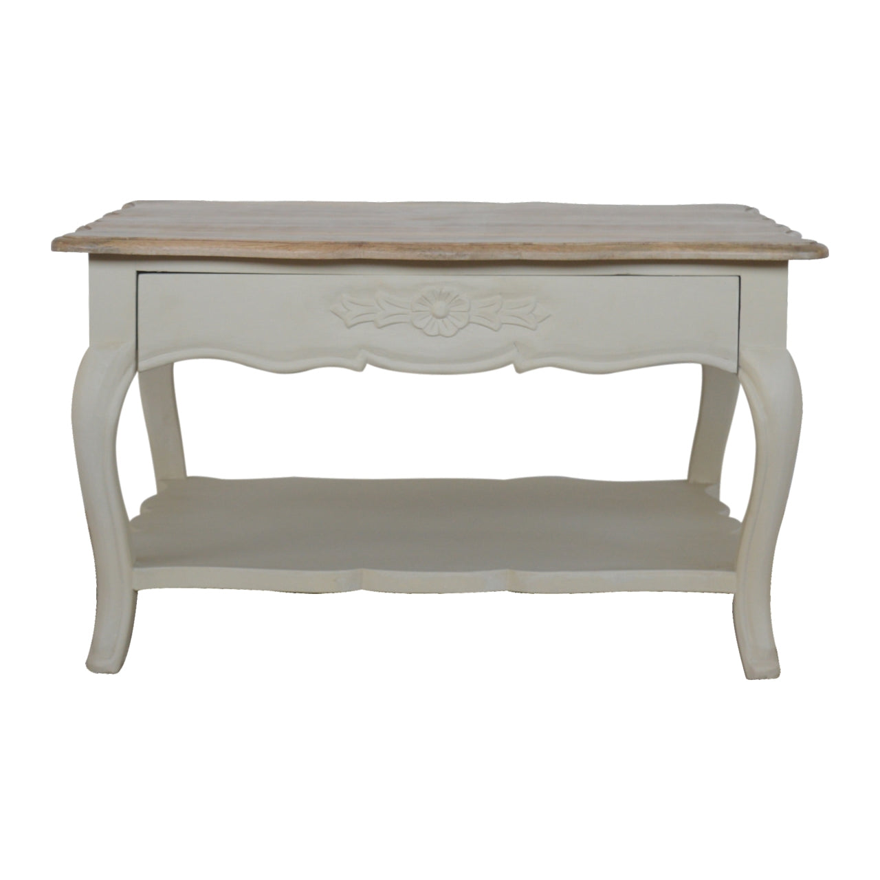 Amberly Carved Coffee Table | Hand-Carved