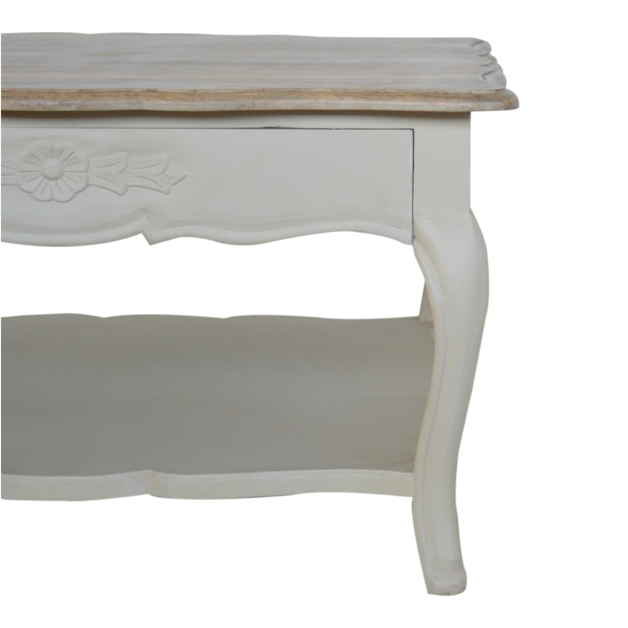 Amberly Carved Coffee Table | Hand-Carved