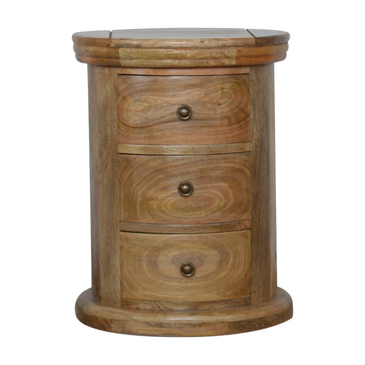 Granary 3-Drawer Drum Storage Bench