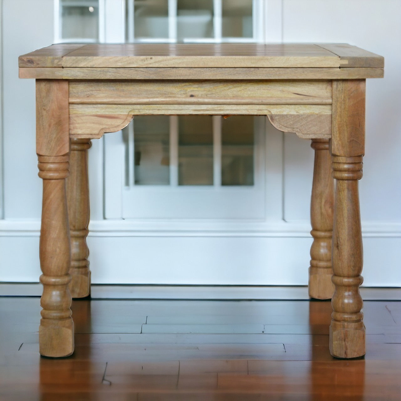 Granary Turned-Leg Butterfly Dining Table