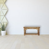 Granary Royale Trilogy Coffee Table | Distressed Oak Solid Mango Wood