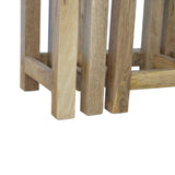 Solid Wood Stool Set of 3 Footstool