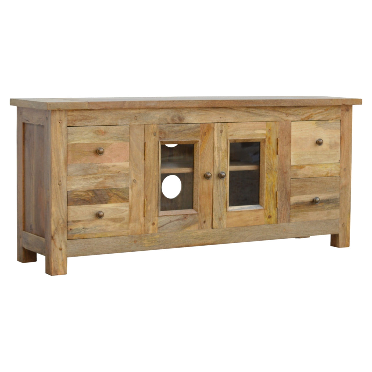 Granary Glazed 4-Drawer TV Media Unit