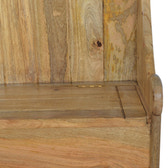 Granary Royale Monks Bench | Oak Solid Mango Wood