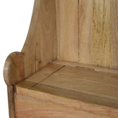 Granary Royale Monks Bench | Oak Solid Mango Wood