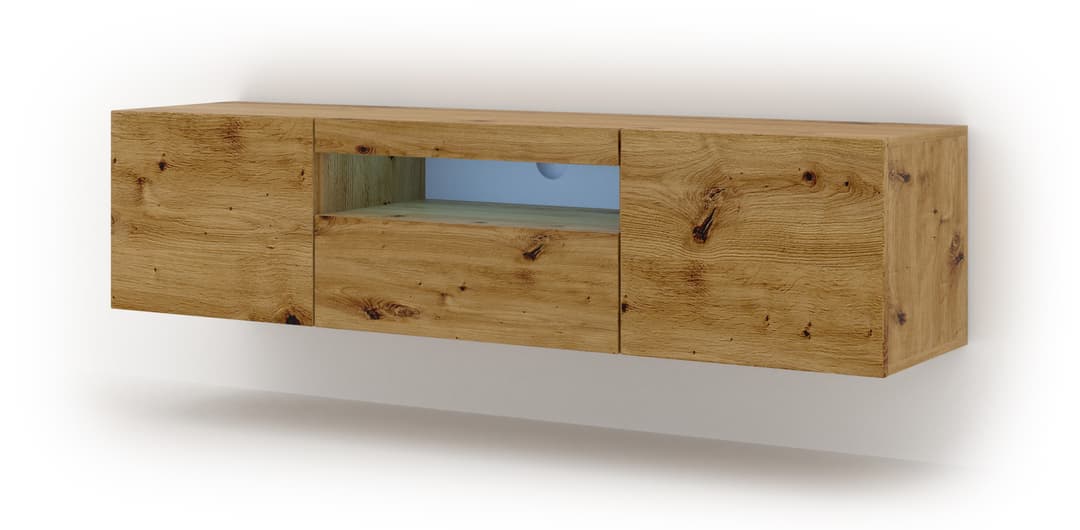 Aura TV Cabinet 150cm - Oak Artisan / Living Room