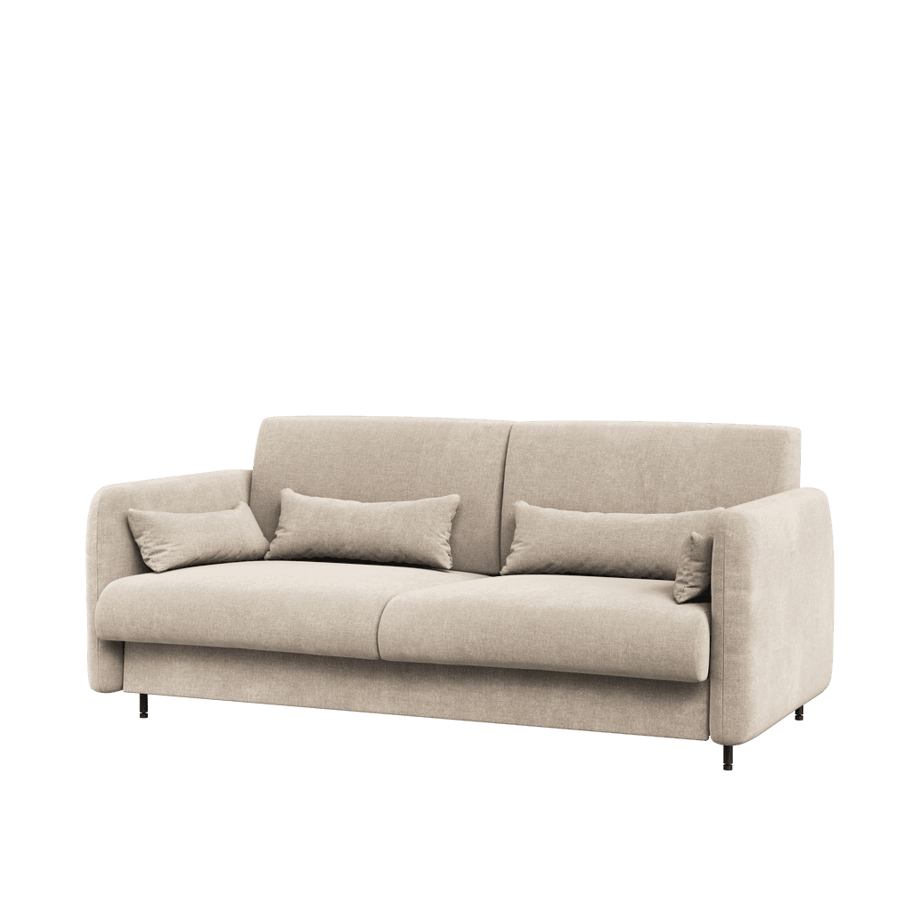 BC-18 Upholstered Sofa For BC-01 Vertical Wall Bed Concept 140cm Beige