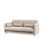 BC-19 Upholstered Sofa For BC-12 Vertical Wall Bed Concept 160cm Beige