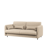 BC-18 Upholstered Sofa For BC-01 Vertical Wall Bed Concept 140cm Beige Boucle