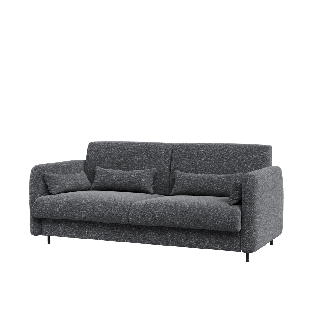 BC-18 Upholstered Sofa For BC-01 Vertical Wall Bed Concept 140cm Graphite