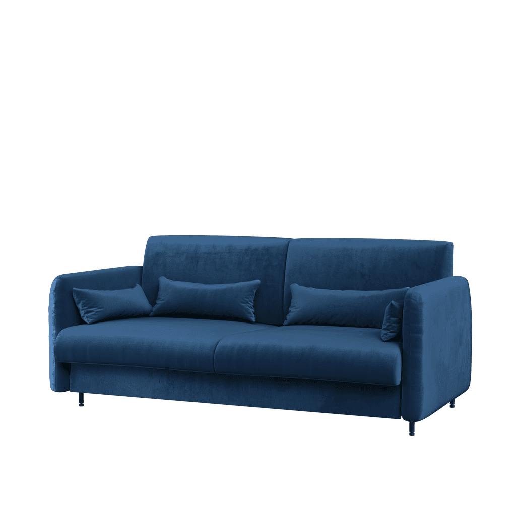 BC-18 Upholstered Sofa For BC-01 Vertical Wall Bed Concept 140cm Navy