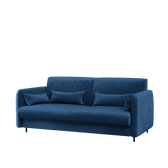 BC-19 Upholstered Sofa For BC-12 Vertical Wall Bed Concept 160cm Navy