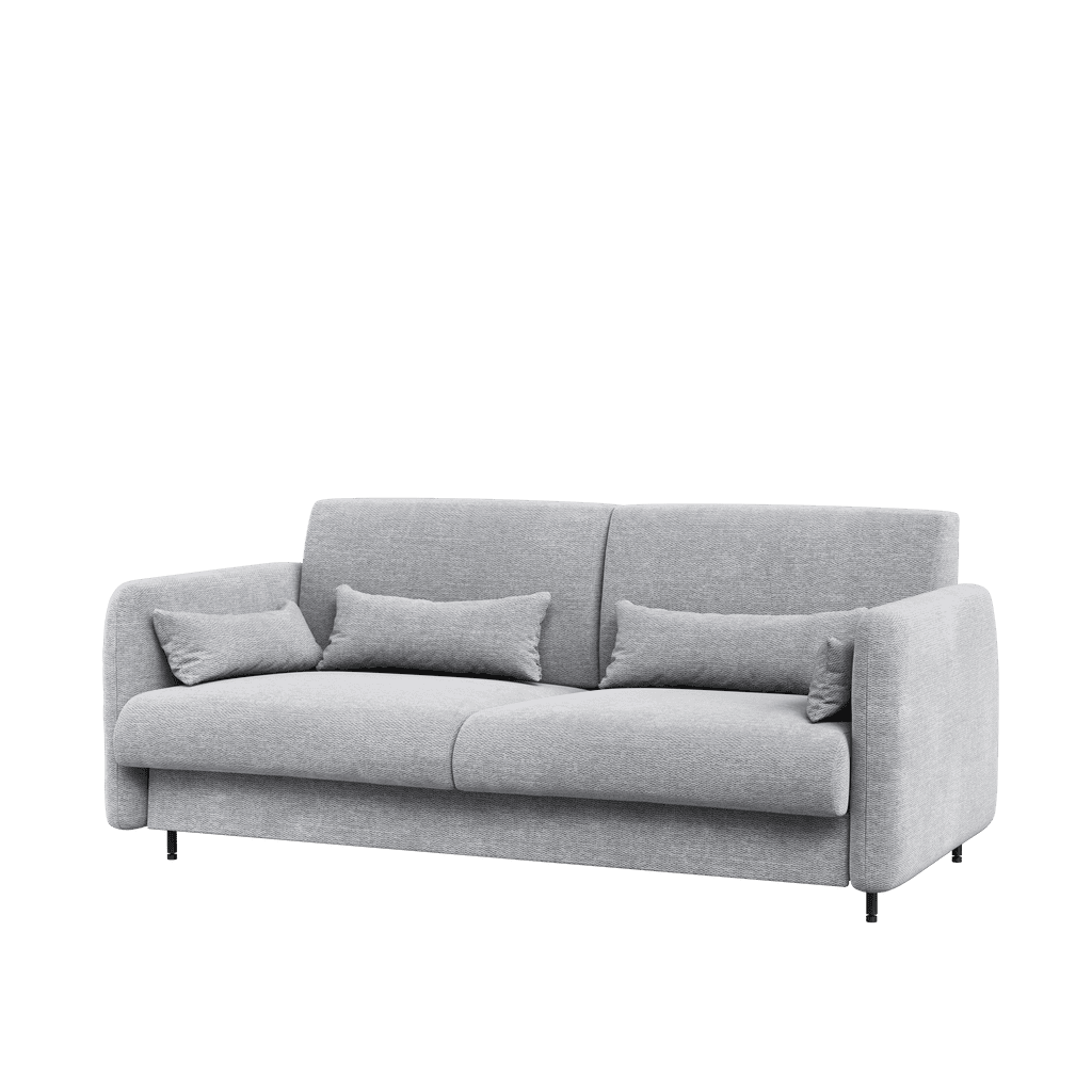 BC-18 Upholstered Sofa For BC-01 Vertical Wall Bed Concept 140cm Grey