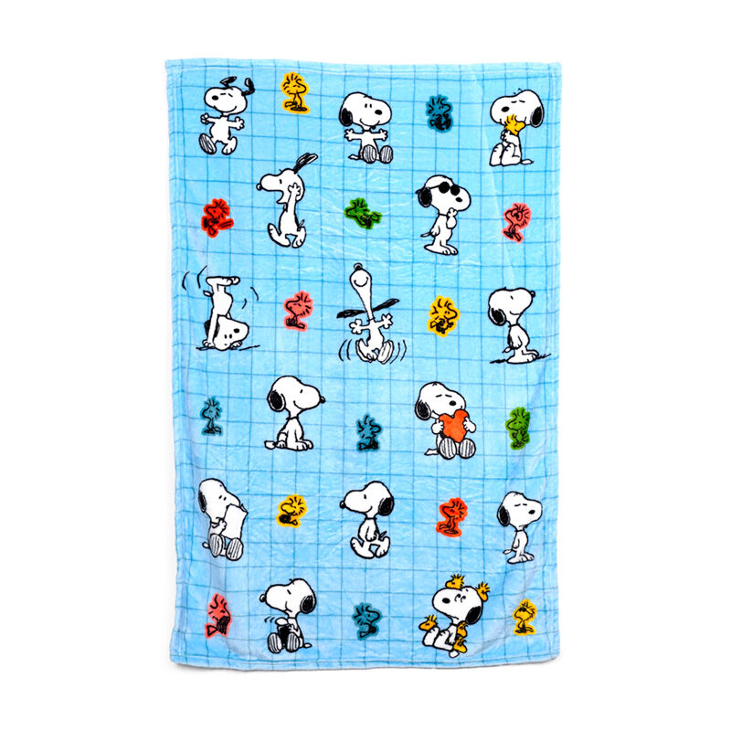 2-in-1 Blankeazzz Plush Toy & Travel Blanket - Peanuts Snoopy & Woodstock