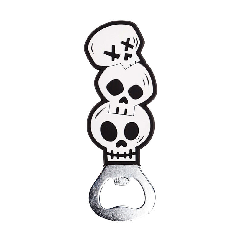PVC Bottle Opener - Spooky Skulls