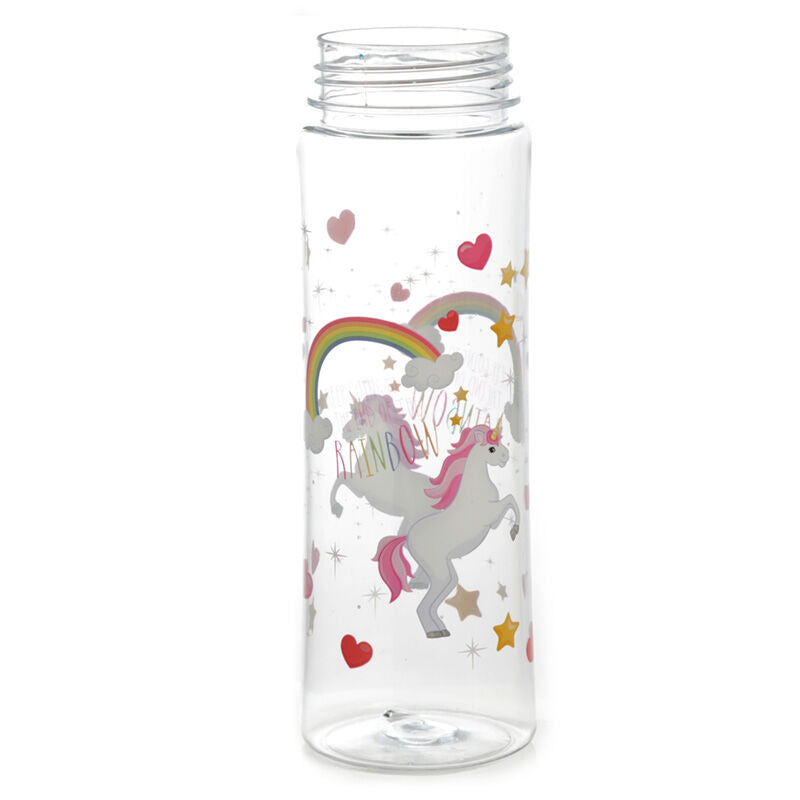 Reusable Shatterproof Water Bottle 550ml - Enchanted Rainbows Unicorn