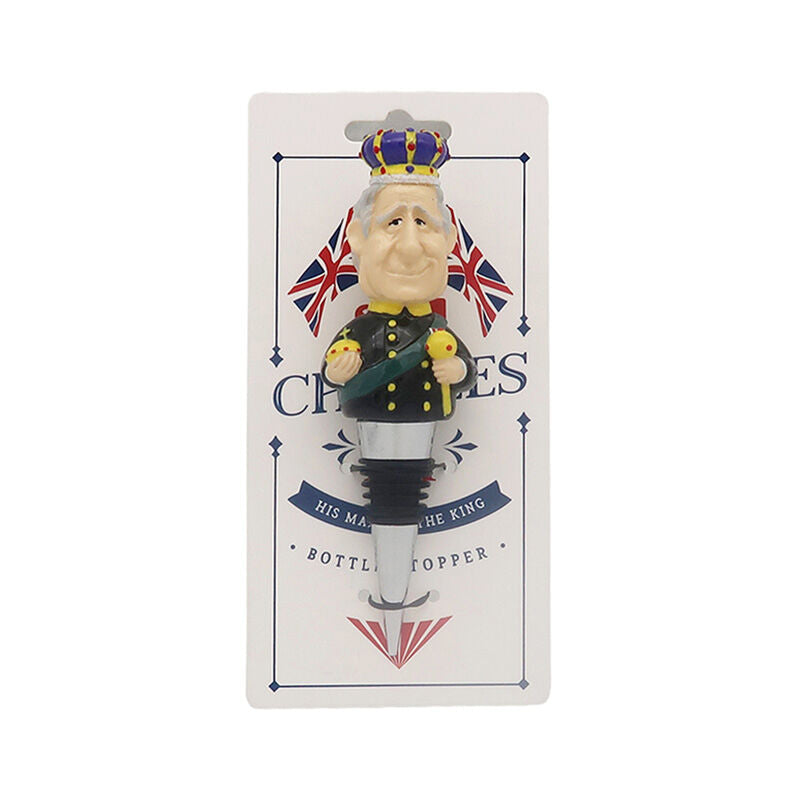 Novelty Bottle Stopper - King Charles III