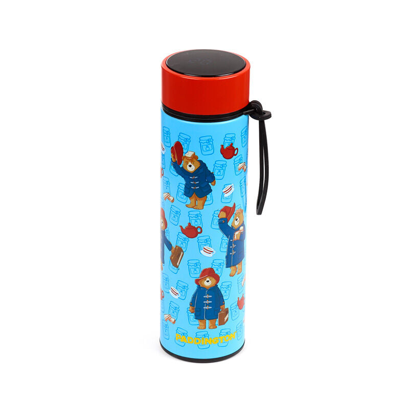 Reusable Insulated Drinks Bottle Digital Thermometer - Paddington Bear