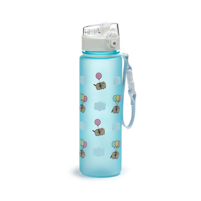 600ml Shatterproof Pop Top Water Bottle - Pusheen the Cat Balloons