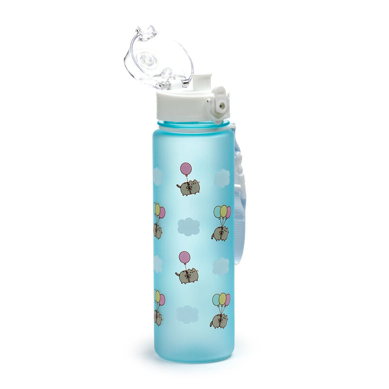 600ml Shatterproof Pop Top Water Bottle - Pusheen the Cat Balloons