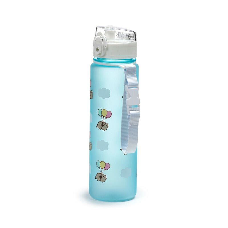 600ml Shatterproof Pop Top Water Bottle - Pusheen the Cat Balloons