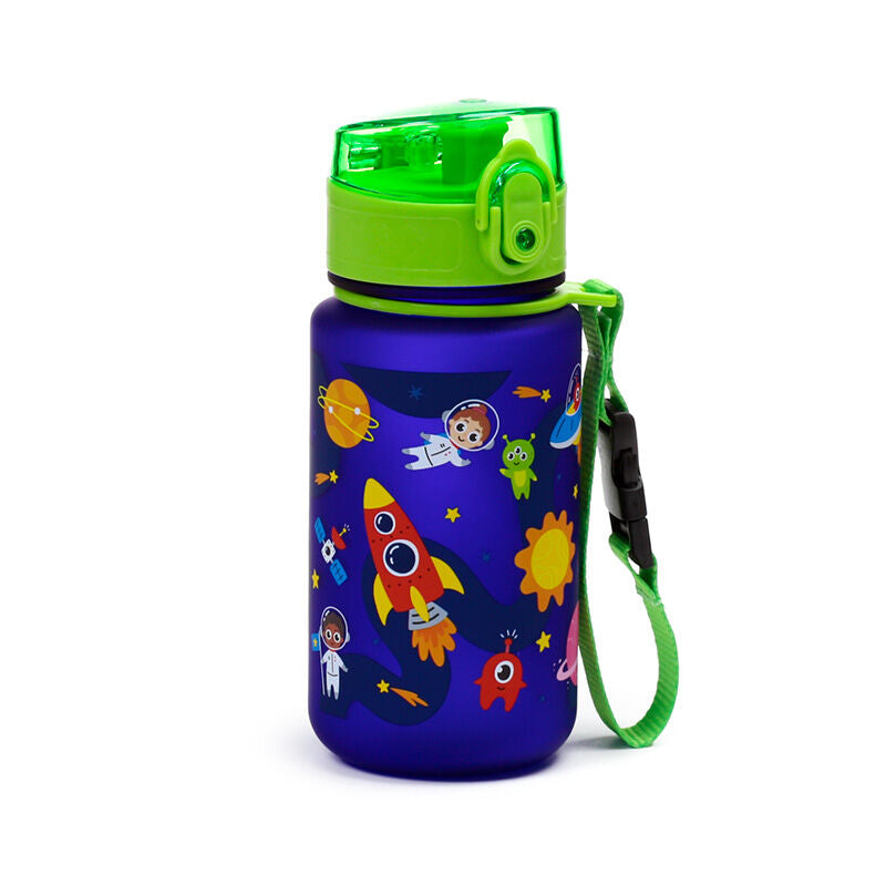 350ml Shatterproof Pop Top Children's Water Bottle - Space Cadet
