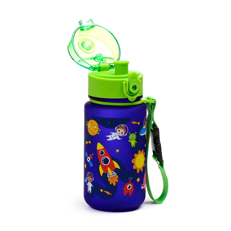 350ml Shatterproof Pop Top Children's Water Bottle - Space Cadet