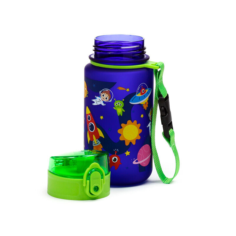 350ml Shatterproof Pop Top Children's Water Bottle - Space Cadet