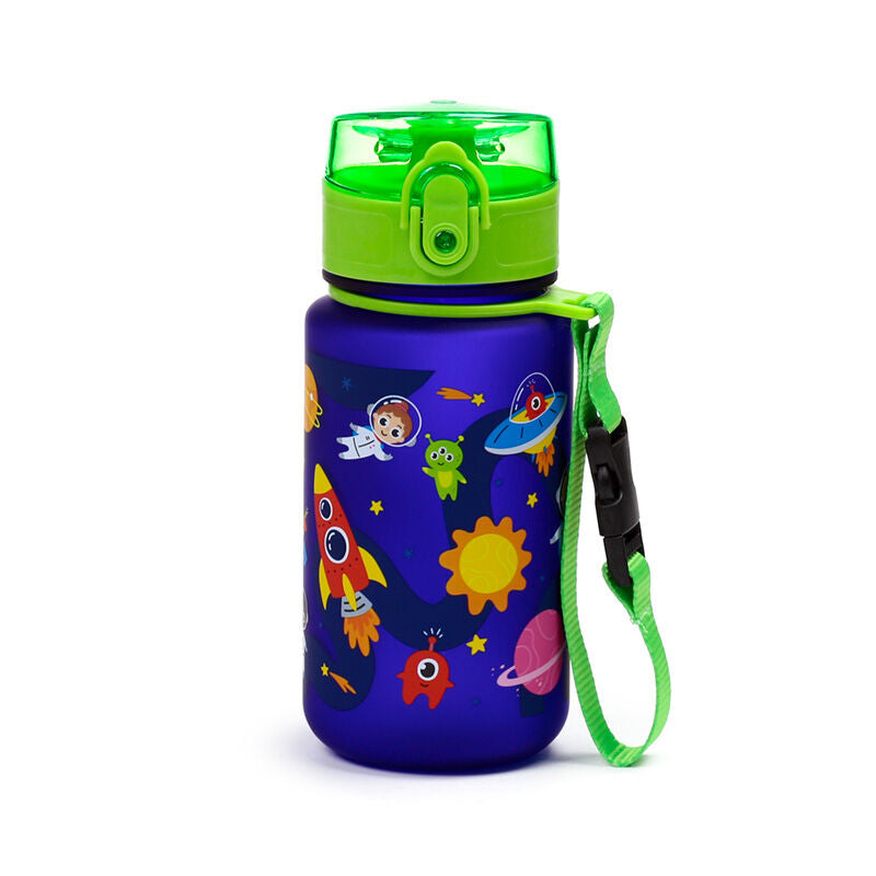 350ml Shatterproof Pop Top Children's Water Bottle - Space Cadet