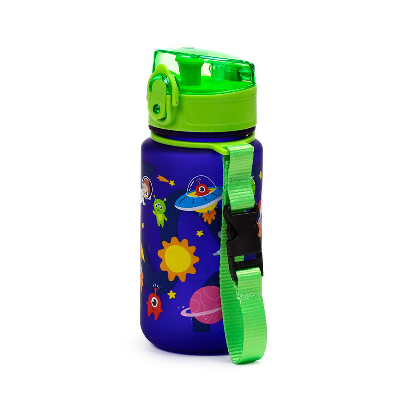 350ml Shatterproof Pop Top Children's Water Bottle - Space Cadet
