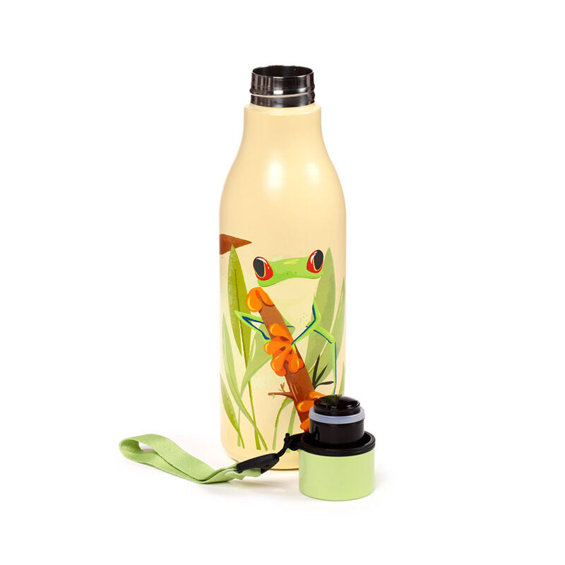 Reusable Insulated Drinks Bottle 500ml - Tropical Tree Frogs