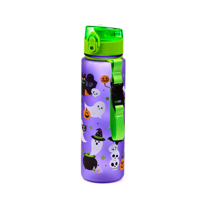 600ml Shatterproof Pop Top Water Bottle - Spooky